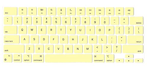 Se7enline Compatible with A3113 MacBook Air Case 2024 2023 2022 Hard Laptop Cover for Mac Air 13.6-inch Model A2681/A3113 M2/M3 &Keyboard Protective Cover,Mellow Yellow by Se7enline - Image 8