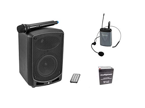 Omnitronic Set WAMS-65BT trasmettitore Bodypack INCL auricolare B Cover