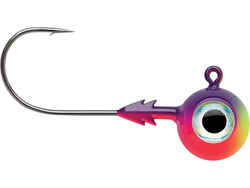 Jig tungstène Moon Eye Jig 3/16 Fruit Punch leurre pêche carnassier