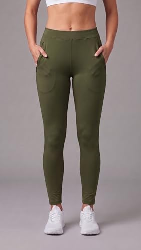 Image of Mehrang Stretchable Yoga Pants for Women & Gym Pants for Women Workout with Mesh Insert & Side Pockets