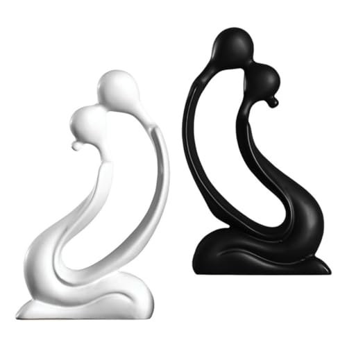 Figurine céramique couple pour rompre la monotonie d'un intérieur vide - 6