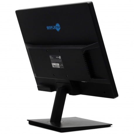 SIMPLETEK - Monitor 19" HD Pannello TN WLED 16:9 VESA 75x75mm Speaker integrati HDMI VGA Audio-in 3,5mm | Schermo PC Computer Console Ufficio Casa Scuola