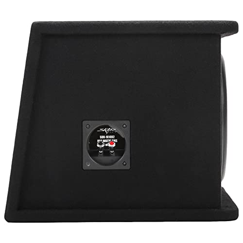 Image of Skar Audio Single 10 inch 1200W Loaded SDR Series Vented Subwoofer Enclosure | SDR-1X10D2