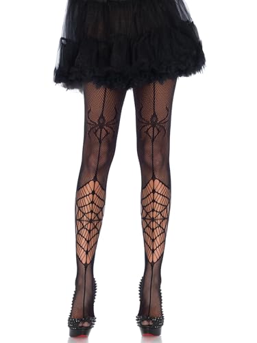 Leg Avenue womens Spiderweb Net Tights Costume Hosiery Black One Size US