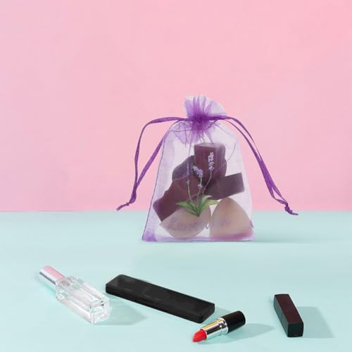 20 bolsas de malla lavanda perfumadas para almacenamiento miniatura 5