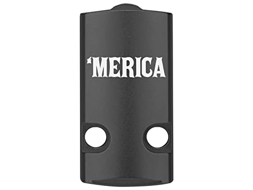 NDZ Performance Optics Ready Cut Slide Cover Plate for Sig P365 P365X P365 XL P365 X Macro P365 Fuse 9mm Laser Engraved Anodized Aluminum in Black, Made in The USA - Merica