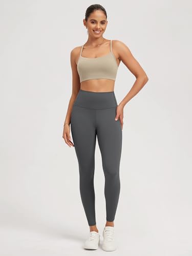 ODODOS Cloud Feeling Y Racerback Sports Bra for Women Wirefree Padded Strappy Yoga Bra2