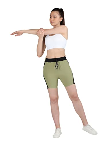 Image of CHKOKKO Summer Basketball Sports Workout Gym Training Wear Shorts for Women
