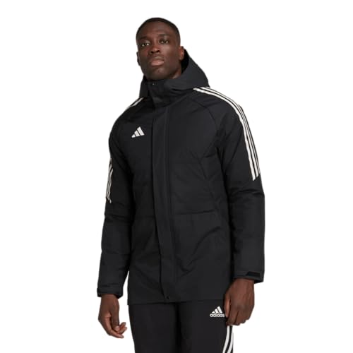 Image of adidas Soccer Condivo 22 Stadium Parka Jacket - Water-Repellent, Adjustable Hood and Cuffs,100% Recycled Materials