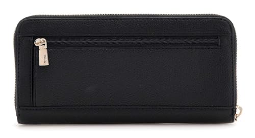 Guess Portafoglio Gregoria Slg Large Zip Around Wallet Black Nero - 3