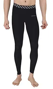 Men Nylon Sports Compression Pant Legging Full Tights