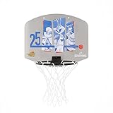 Spalding Space Jam 25-jähriges Jubiläum - Farbe Grau - Mini-Basketball-Backboard - Indoor-Backboard - Kinder-Basketballkorb - Haltbares Polycarbonat-Backboard - Indoor-Basketball - Cartoon-Backboard