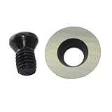 NIDUNO 1pcs CI3 R1 12mm Rond Carbide Inserts Cutters Couteaux Remplacement Fits for DIY Outil de finisseur tournant en Bois de Tour supérieure
