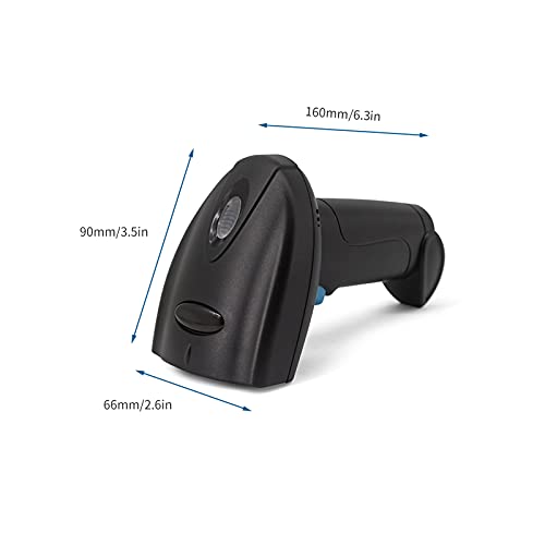 KKcare Leitor de código de barras sem fio portátil 1d leitor manual de código de barras/suporte de d