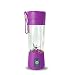 Produktbild Tragbarer Mixer, Smoothie-Mixer, elektrische Shaker-Flasche, 3 in 1 kabelloser persönlicher Mixer-Saftmixer mit wiederaufladbarem USB-Anschluss, Verwendung im Büro/Fitnessstudio/im Freien,Lila