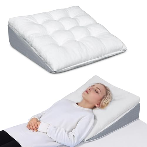 TANYOO Bed Wedge Pillow for Sleep Apnea 7.5Inch Gerd Pillow