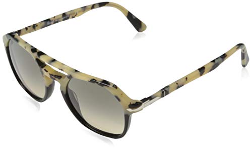 PERSOL Men's 0PO3206S Sunglasses, Grey (Tortoise Beige/Black), 54.0
