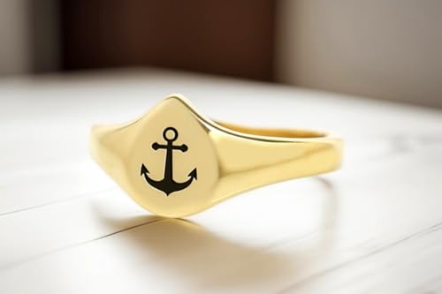 Bague ancre poire en argent : l'accessoire idéal de vos sorties d'été