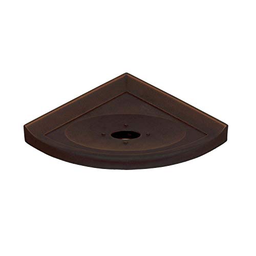 Questech Décor 5 Inch Shower Soap Dish, Wall Mounted Soap Dish Corner Shower Shelf, Retrofit Shower Caddy For Tiled Shower Walls, Bathroom Corner Shelf, 5 Inch Metro Flatback, Oil Rubbed Bronze Finish #TOP1