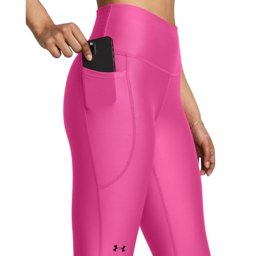 Image of Under Armour Womens HeatGear Armour High Waisted Pocketed No-Slip Leggings