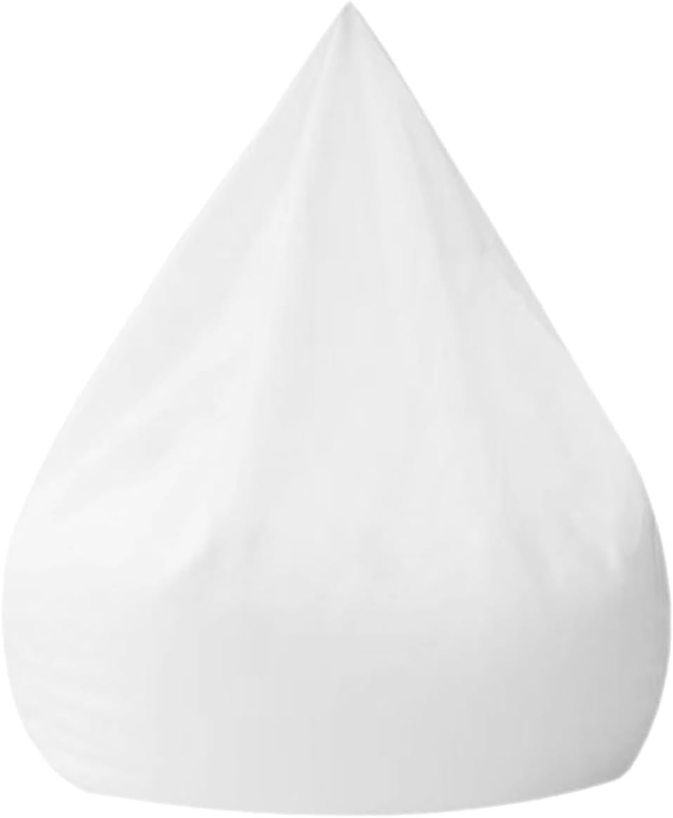 Hemoton Bean Bag Inner Liner Cover, Gauze, Breathable, Reusable, White
