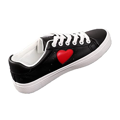 GUOANFG Trekking Camping Heart-Shaped Couple Shoes Casual Shoes Sports Sneaker,Black-36 EU