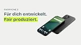 Smartfon Fairphone 5 5G Sustainable (wyświetlacz 6,46”, podwójny aparat 50 MP, 8 GB/256 GB, 4200 mAh, Android 14) ze śrubokrętem, czarny matowy