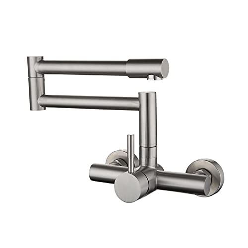 Grifo de fregadero de cocina de pared para agua fría y caliente