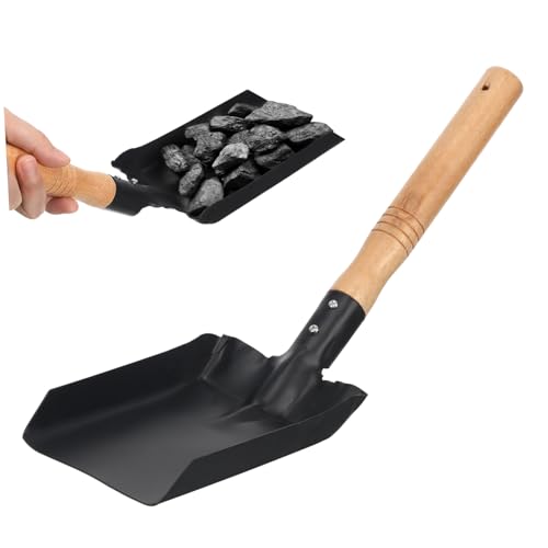 BESPORTBLE Pala De Hierro Multifunción Mango De Madera Pala Cuadrada para Excavar