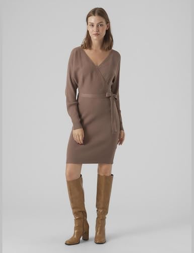 VERO MODA VMHOLLYREM LS V-Neck Dress GA NOOS – Ansicht 2