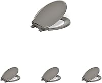 Vista 59 de KOHLER 4639-RL-0 Cachet ReadyLatch Asiento de inodoro redondo con cierre suave, color blanco