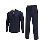 COOFANDY Men's 2 Piece Tracksuit Set Polo Athletic Sweatsuit Quarter Zip Jogging Long Sleeve Casual Sports Outfits - Image 4