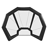 Golf Practice Net, 12x10x10ft Golf Practice Swing Simulator Net Cage with 800w Strong Power Blower, Inflatable Hitting Nets for All Golfers for Backyard, Indoor, Outdoor