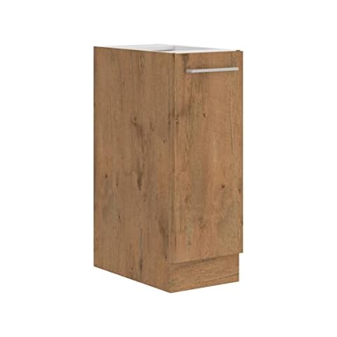 Küche Vigo Eiche Lancelot matt Unterschrank 30 cm Schrankauszug Küchenschrank Cover