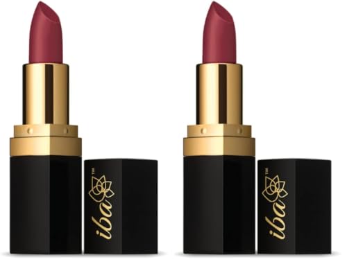 Image of Iba Long Stay Matte Lipstick for Women- M21 Urban Red, 4g | Creamy Matte Finish & Smooth Texture | Long-Lasting | Hydrated Lips | Enriched with Vitamin E | Intense Colour & Highly Pigmented | Lip Makeup