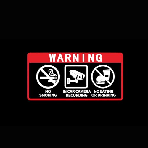 Arwrilt 1 PC Car No Smoking No Eating or Drinking