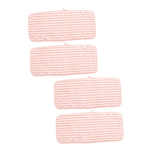 Toallas de coral absorbentes (juego de 4 piezas) para cuidado facial y de manos en casa o spa 2