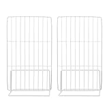 Cabilock 2stücke Unterteiltes Lagerregal für Gefrierschrank Trennwand aus Eisen Regaltrenner für Gefriertruhen Gefrierschrank-regalorganisator für Supermärkte und Private Küchen