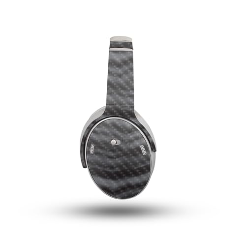 Image of Carbon Fiber Headphone Skin Compatible with Bose QuietComfort Headphones (2023) - Smoky Quartz - Premium 3M Vinyl Protective Wrap Decal Cover - Easy to Apply | Crafted in The USA by MightySkins