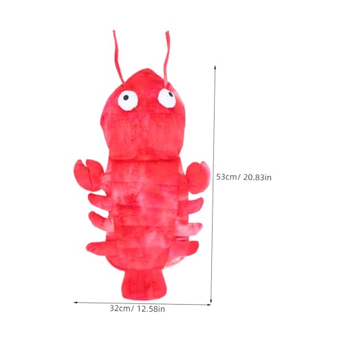 Disfraz de langosta rojo para perros talla S miniatura 2