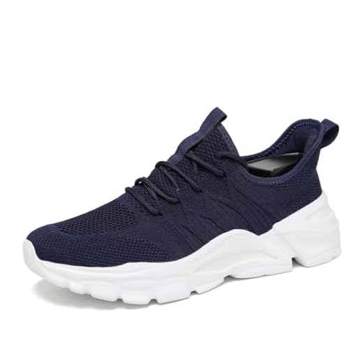 Srenket Tênis de corrida masculino, antiderrapante, respirável, leve, leve, esportivo, caminhada, academia, trabalho, Z71 Azul, 41