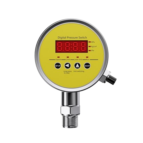 Manomètre numérique G1/2 pour stopper les surpressions industrielles par relais