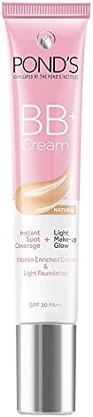 POND'S BB+ Cream | Instant Spot Coverage | Light Make-up Glow | Natural 18g