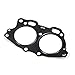 Top End Rebuild Kit Piston & Ring Gasket STD Compatible with EZGO 4 Cycle Gas Golf Cart 350cc EH35C MCI Fuji Robin Engine 1996-2008 72504G01 72505G01