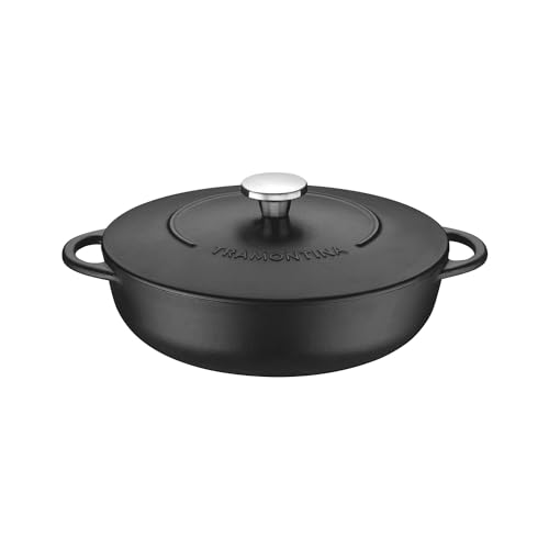 Tramontina Cast Iron Shallow Casserole Dish 28 cm Enamel