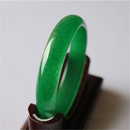 Jade vert de Chine authentique 62 mm : le cadeau idéal avec boîte