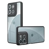 【TIFIYA】For Motorola g66j / g66y / g56 5G 用 ケース クリア 米軍MIL規格 TPU+PC素材 モトローラ g66j ケース 黄変防止 耐衝撃 落下防止 耐久性 カメラ保護 軽量 motorola g66y 保護カバー（透明）