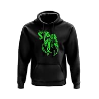 WillowGifts Ghostface Stab Hoodie Pull Over Slasher Thriller Horror Scary American Woodsboro Teen High School Ghost Mask Creepy 90's Phone Movie Cinema Film Gift Present High Quality Material - This hoodie is made using 80% ringspun cotton and 20% po...