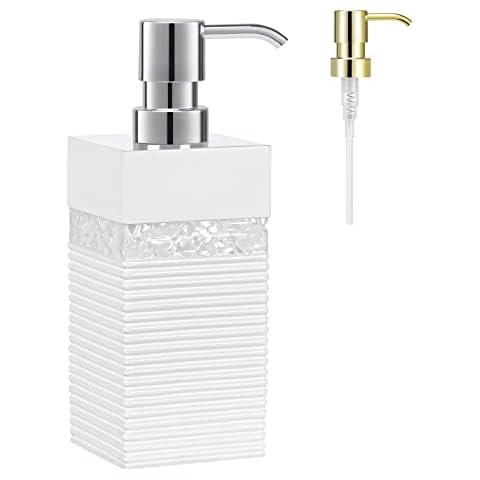 Dispensador de Jabón Shinowa de Resina con Bomba Gran Capacidad Cover