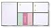 Kate Spade New York Sticky Note Set, Includes 5 Sizes with 100 Sheets of Each, Color Block